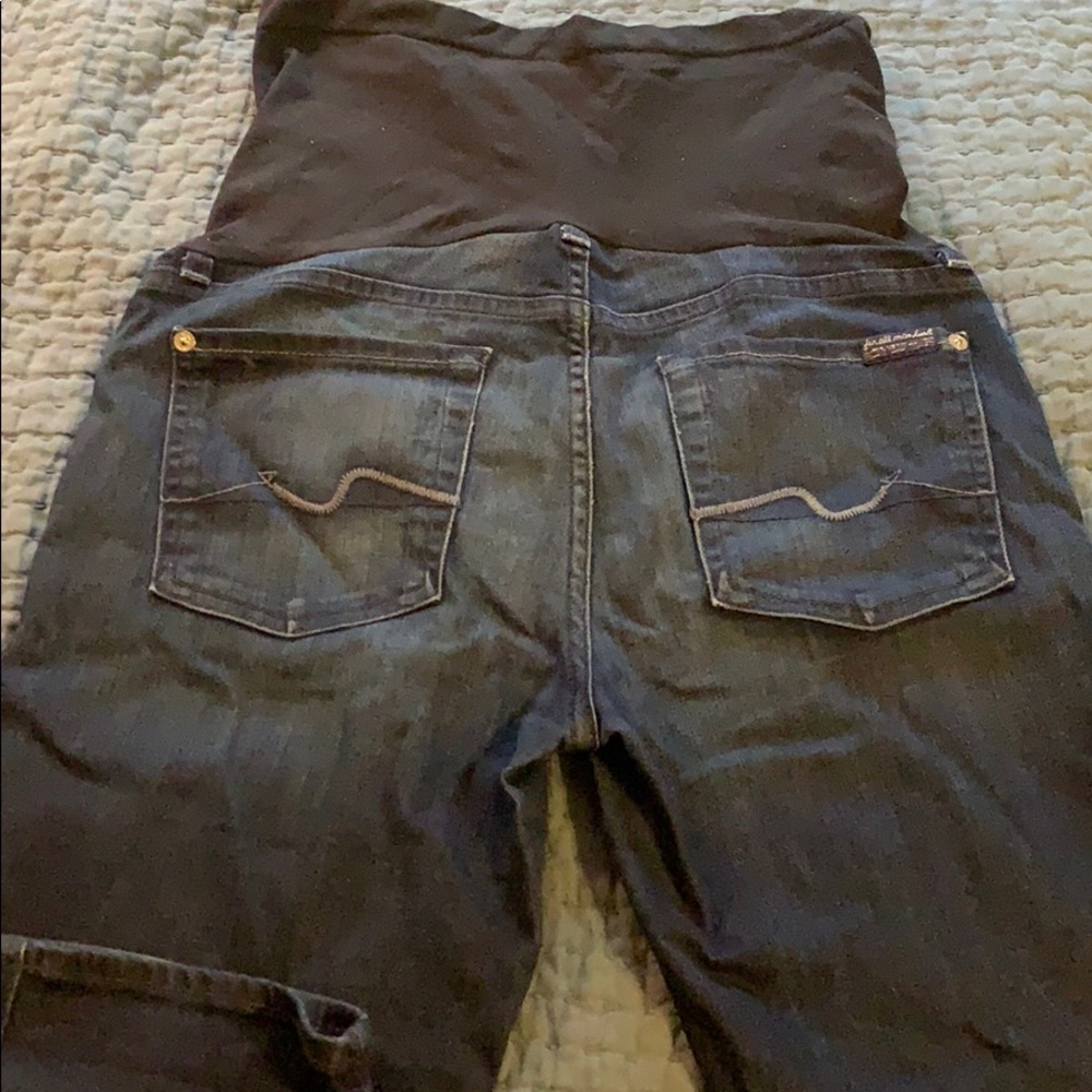 7 For All Mankind Maternity Jeans Size 27